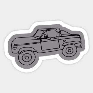 4x4 off road automotive cars Sticker